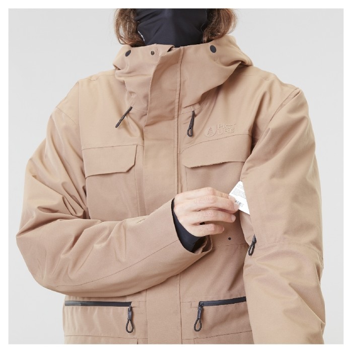 Куртка Picture Organic U44 2022 tan brown, укр, укр