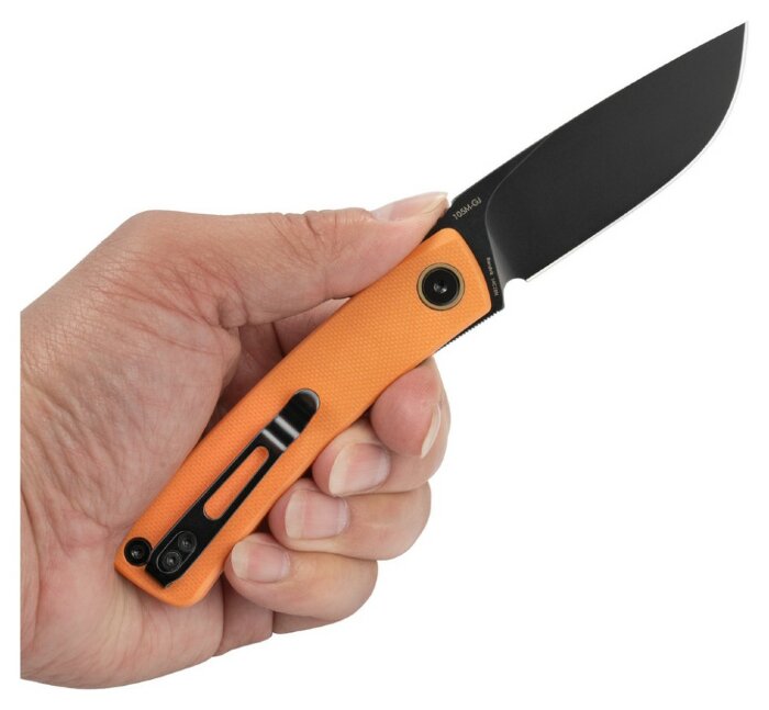 Ніж складаний SRM Air 105M-GJ, помаранчевий, укр, укр