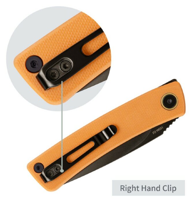 Ніж складаний SRM Air 105M-GJ, помаранчевий, укр, укр