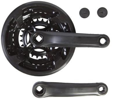 Шатун ST L152мм 24-34-42Т под квадрат черный HX HX-C-AM018 с Pl защитой (без защиты)