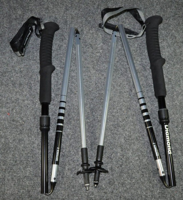 Трекінгові палки Black Diamond Distance Z, 130 см, Pewter
