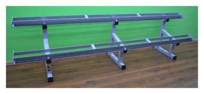 Стелаж для гантелей (2 яруси по 3 метри, гумовий)