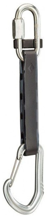 Відтяжка зі сталевими карабінами Black Diamond Steel Livewire Gymdraw, 13 см