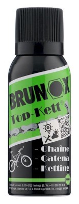Смазка для велосипедных и мотоциклетных цепей, спрей Brunox Top-Kett 100ml