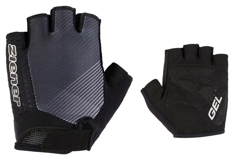 Ziener велоперчатки Chadi Jr black L (L)