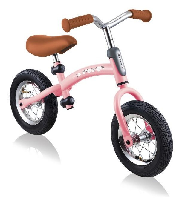 Біговел (самокат) GLOBBER серІЇ GO BIKE AIR, пастельний рожевий, до 20кг, 3+, 2 кол. 247мм