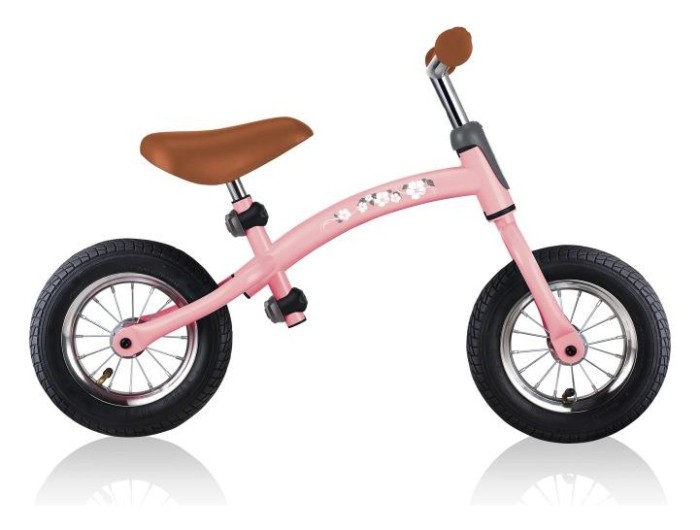 Біговел (самокат) GLOBBER серІЇ GO BIKE AIR, пастельний рожевий, до 20кг, 3+, 2 кол. 247мм