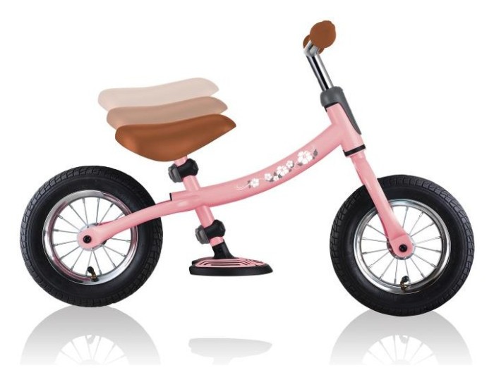 Біговел (самокат) GLOBBER серІЇ GO BIKE AIR, пастельний рожевий, до 20кг, 3+, 2 кол. 247мм, укр, укр