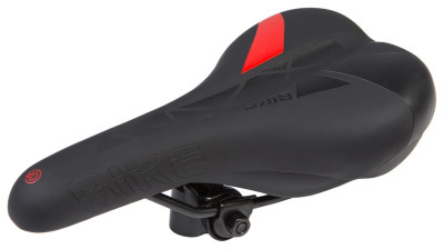 Седло с замком 280*160 мм спортивное CPO 2032 черный с красным