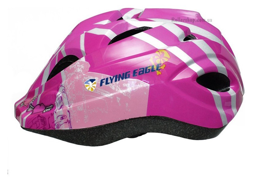 Шолом дитячий Flying Eagle V5 Junior рожевий S/M, укр, укр