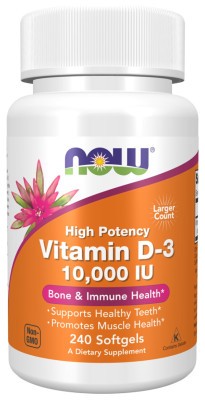 VIT D-3 10,000 IU - 240 sgels