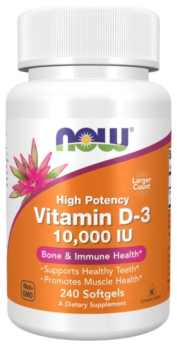 VIT D-3 10,000 IU - 240 sgels
