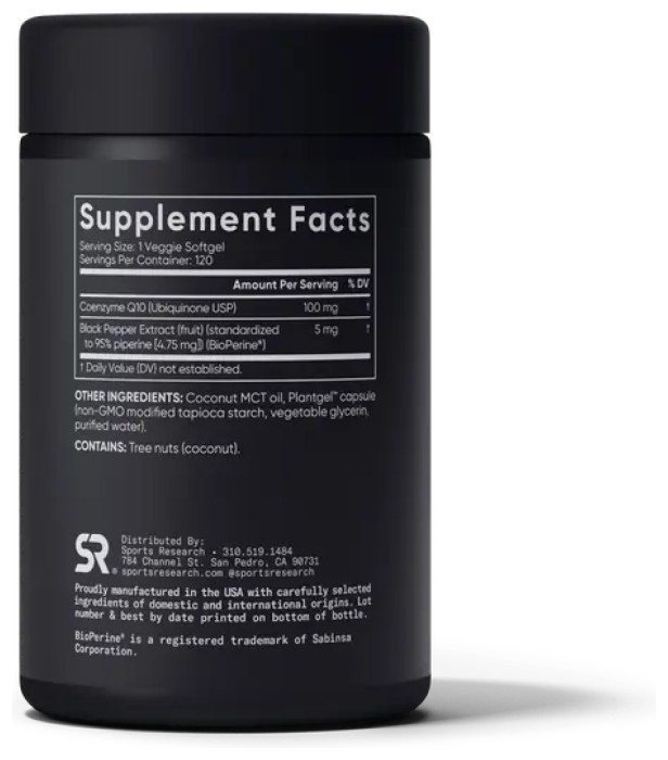 CoQ10 100mg - 120 veg softgels