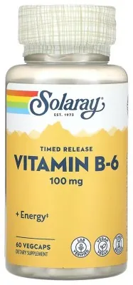 Vitamin B-6 Timed-Release 100mg - 60 vcaps