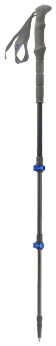 Трекинговые телескопические палки Pinguin Carbon FL Foam, 64 - 135 см, Carbon/Blue (PNG 809152) 2021