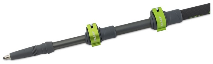 Трекинговые телескопические палки Pinguin Carbon FL Foam, 64 - 135 см, Carbon/Blue (PNG 809152) 2021