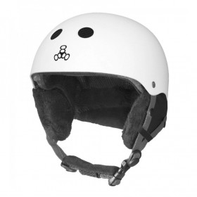 Triple8 Halo Snow Standart White Rubber (XS/S), Шлем