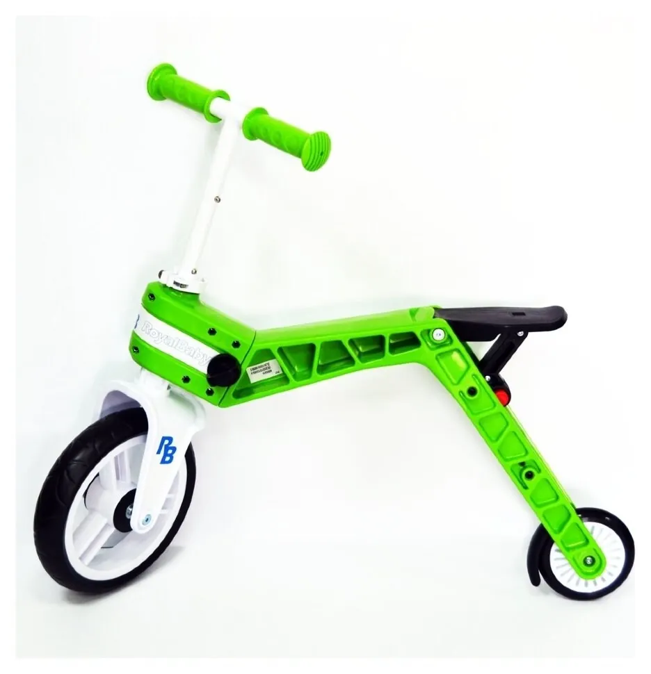 Беговел-самокат Real Baby, зелений (DSP-05/GREEN)