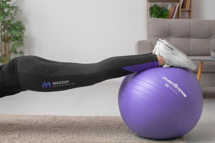 М'яч для фітнесу (фітбол) Power System PS-4011 Ø55 cm PRO Gymball Purple