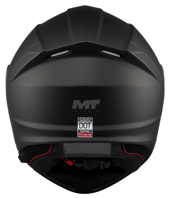 Мотошолом MT GENESIS SV PURE A1 Black Matt L