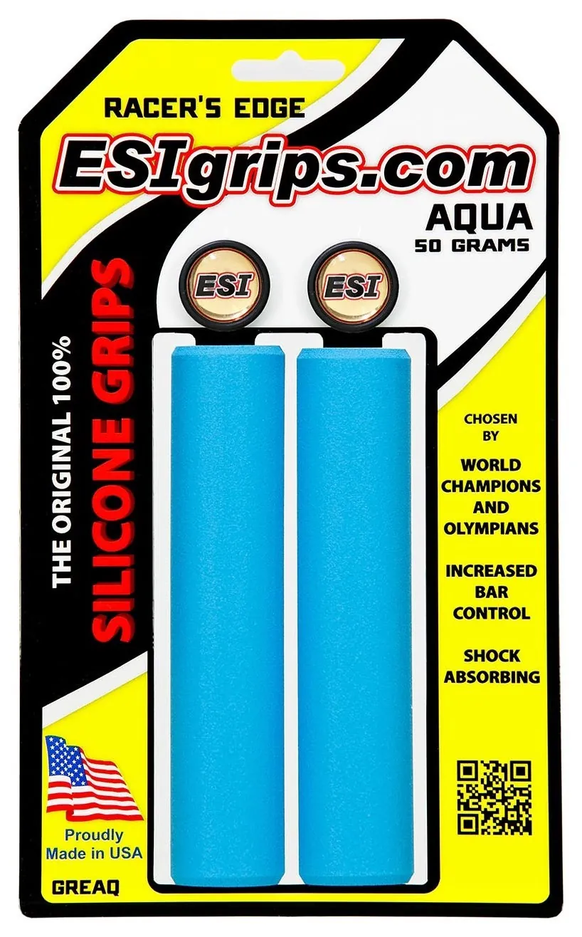 Гріпси ESI Racer's Edge Aqua (блакитні) (OBOD_GREAQ)