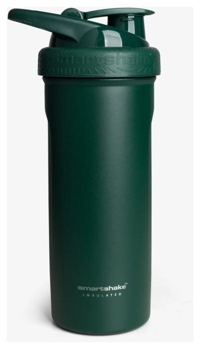 Шейкер спортивний SmartShake металевий Insulated Steel 750ml Racing green