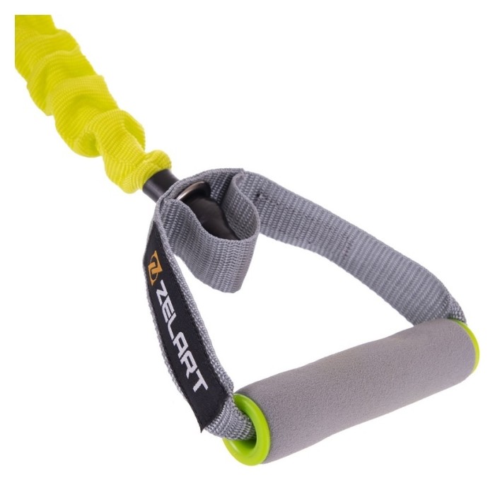 Эспандер трубчатый с ручками в защитном рукаве Zelart FI-2595 (MD1317) (TPR, d-10x5мм, l-122см)