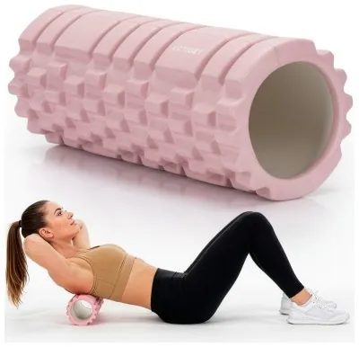Масажний ролик Actiget EVA 33 x 13.5 см (валик, роллер) ACT0030 Light Pink