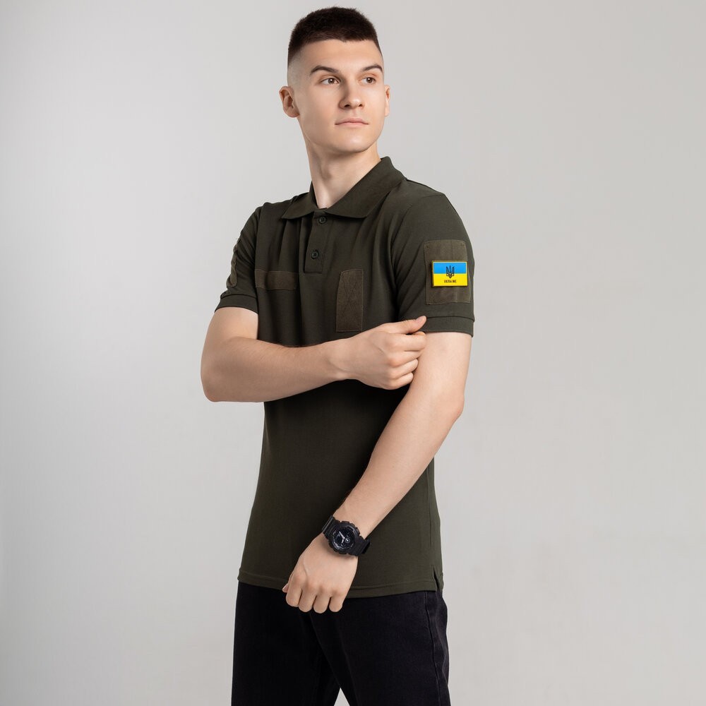 Легкое тактическое летнее мужское хаки поло Pobedov Royal Военное