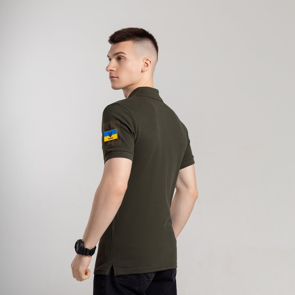 Легкое тактическое летнее мужское хаки поло Pobedov Royal Военное