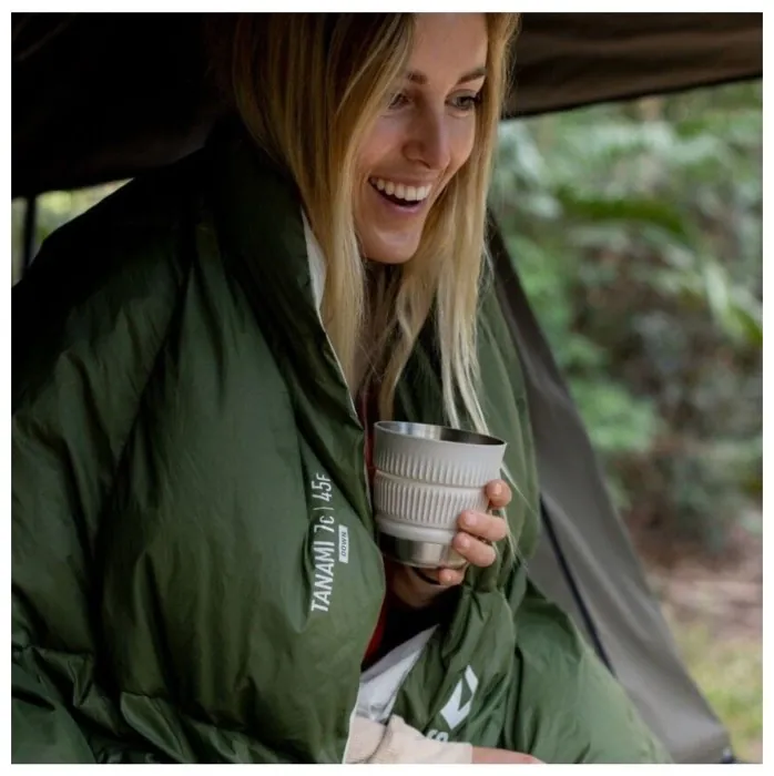Чашка складна Sea to Summit Detour Stainless Steel Collapsible Mug, Laurel Wreath Green