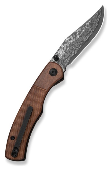 Ніж складаний кишеньковий Civivi Clingman (7.6 см) Damascus / Guibourtia Wood дерево