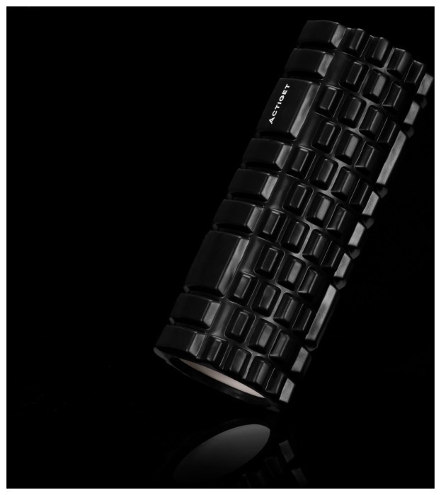 Масажний ролик Actiget EVA 33 x 13.5 см (валик, роллер) ACT0029 Black