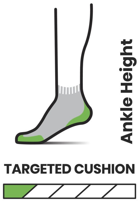 Шкарпетки чоловічі Smartwool Hike Targeted Cushion Ankle, Black, L