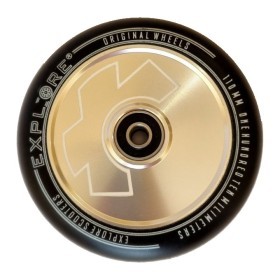 Колесо для трюкового самоката Explore 110 литой диск дюраль abec -9 Серебро