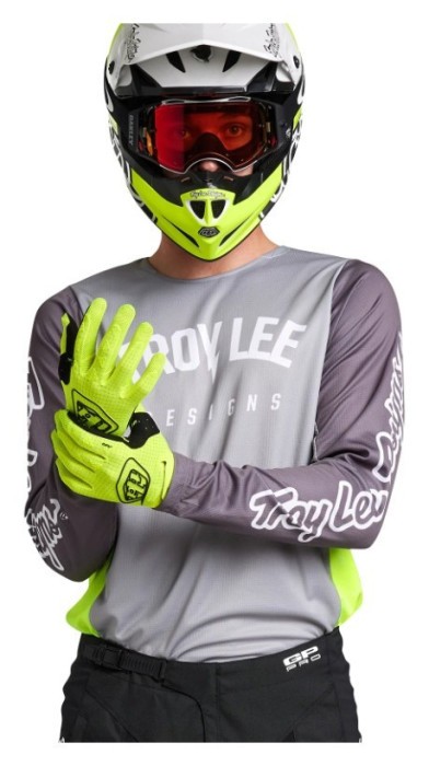 Мото джерсі TLD GP PRO JERSEY BOLTZ [SILVER/GLO GREEN] M