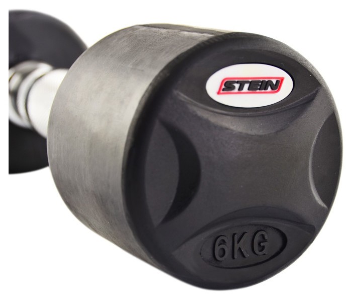 Гантель прорезиненная Stein 6 кг