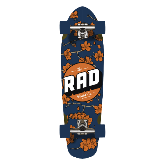 RAD круизер Cherry Blossom Cruiser Skateboard 32" - Navy