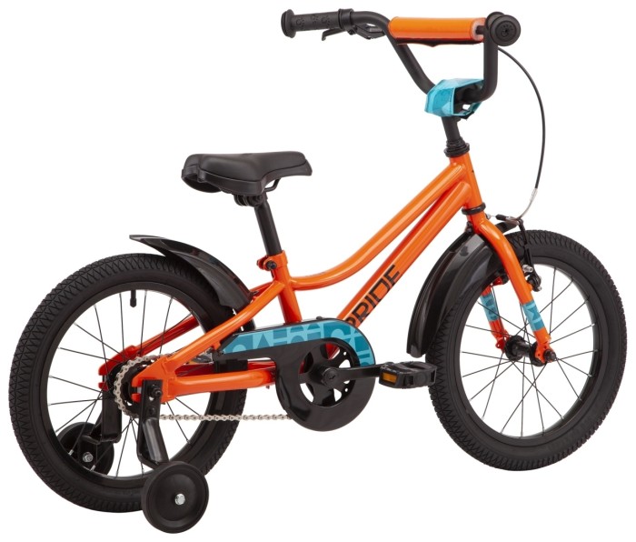 Велосипед 16" Pride FLASH 16 2023 помаранчевий