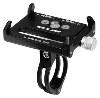 Тримач для смартфона 3,5-6,2&quot; AL з алюм. кріпленням на кермо/винос GUB G-86 чорн.