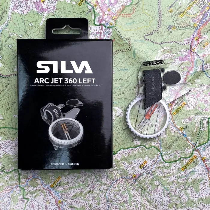 Компас Silva Arc Jet 360 Left для лівої руки