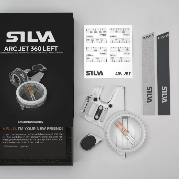 Компас Silva Arc Jet 360 Left для лівої руки