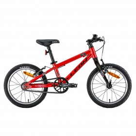 Велосипед 16&quot; Leon GO Vbr 2022 (красный с черным) 