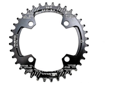 Зірка-неспадайка до шатуна NW AL 32T коло BCD 96 SNAIL (чорн.)