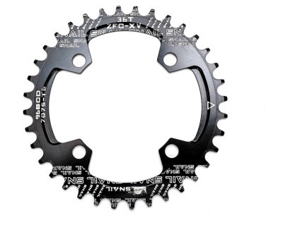 Звезда-неспадайка к шатуну NW AL 32T круг BCD 96 SNAIL (черн.)