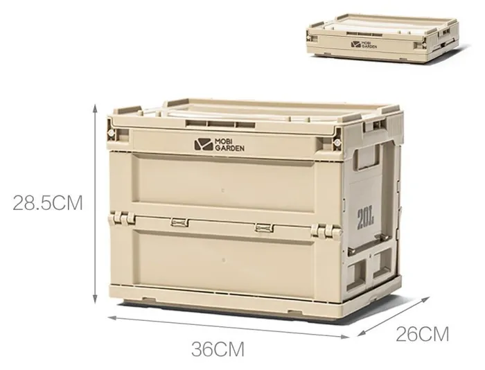 Контейнер складаний Mobi Garden Storage Box Pro 20л NX23685006 sand