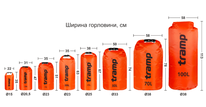 Гермомешок TRAMP PVC Diamond Ripstop 70л UTRA-209 Гермомешок TRAMP PVC Diamond Ripstop 70л