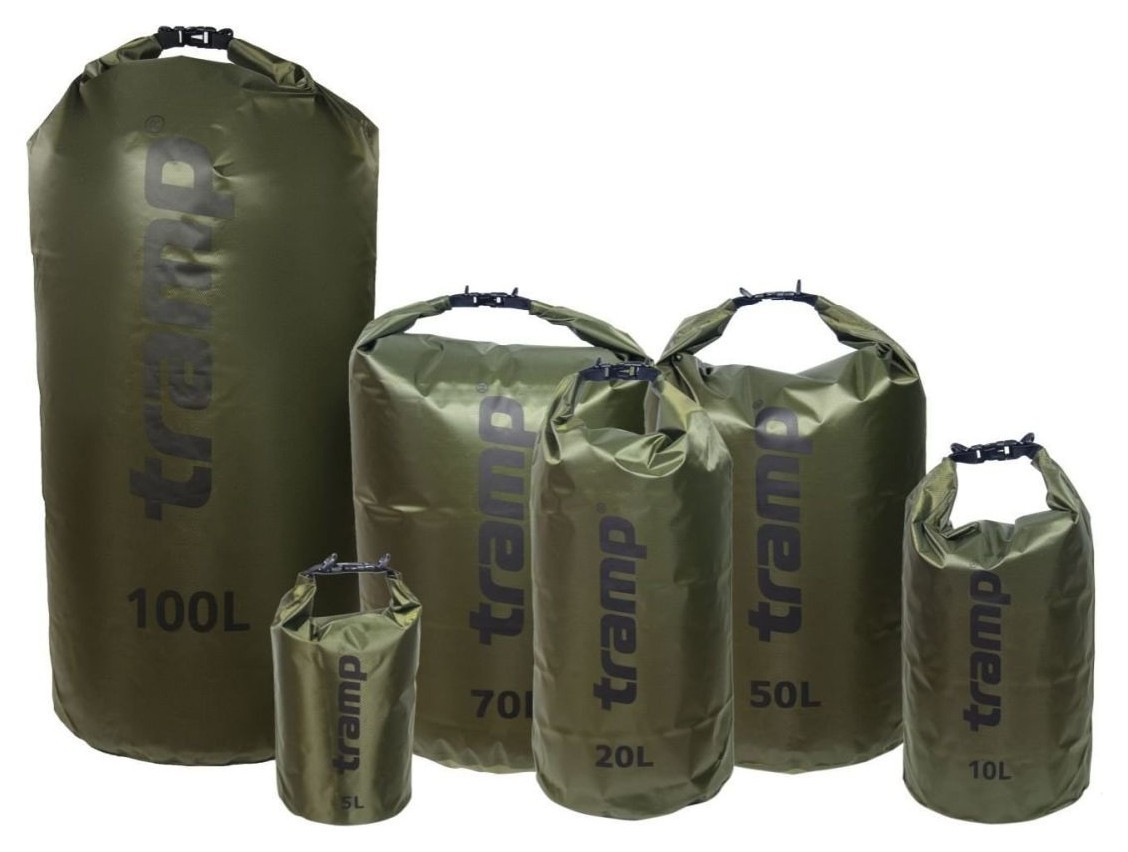 Гермомешок TRAMP PVC Diamond Ripstop 25л UTRA-118, Оранжевый