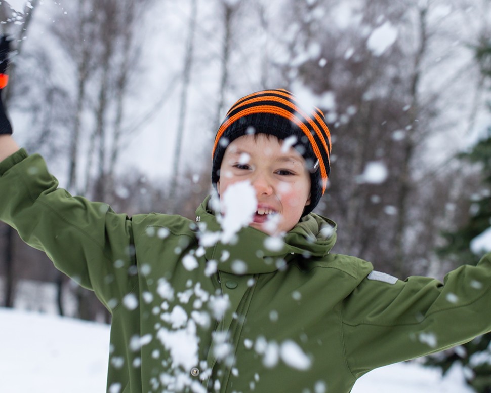 Шапка водонепроникна дитяча Dexshell (DH552TR), помаранчева, укр, укр