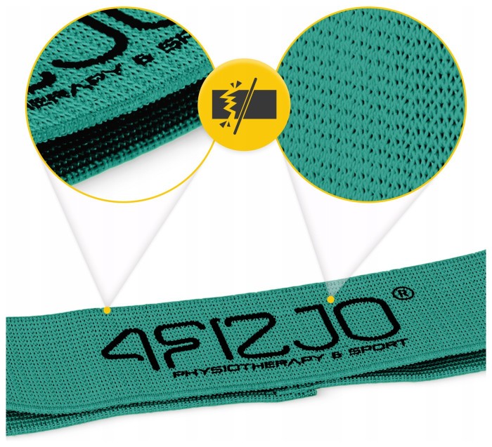 Резинка для фітнесу та спорту із тканини 4FIZJO Flex Band 6-10 кг Green (P-5907739310941)